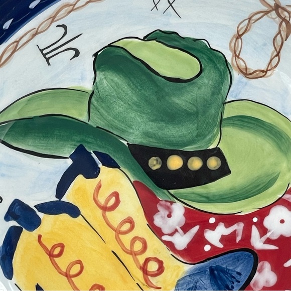 HausenWare Set of 7 Western Cowboy Boots Hat Designed by Mary Jane Mitchell 8" - Picture 8 of 11